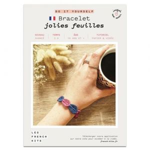 French kits DIY - Bracelet jolies feuilles