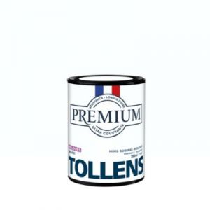 Tollens Peinture couleurs - Ultra Couvrante Résistante - Velours - Blanc - 0,75L - Blanc