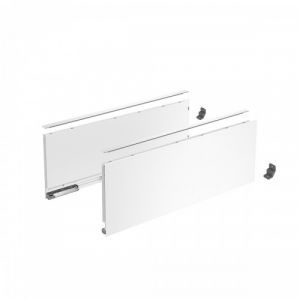 Hettich Kit profils tiroir casserolier AvanTech YOU - hauteur 187 mm - blanc - longueur 600 mm