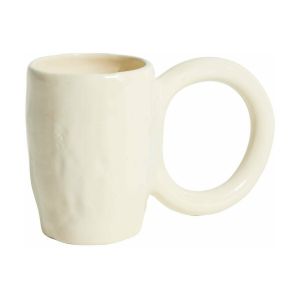 Petite friture Mug Donut Large / Ø 9 x H 12 cm beige en céramique