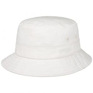 Stetson Chapeau Anti UV Cotton Twill Bucket Femme/Homme - de pêche en Coton Printemps-été - L