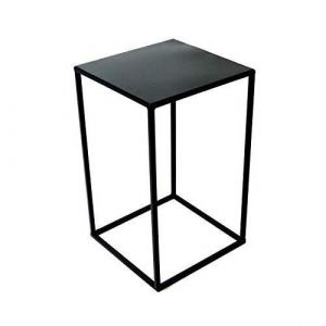 Support de pot de fleurs Loft 363 - 40cm, noir - DIXIE STORE, élégant support en métal pour décoration intérieure/extérieure