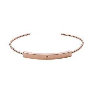 SKAGEN Jonc en Acier Rose et Diamant