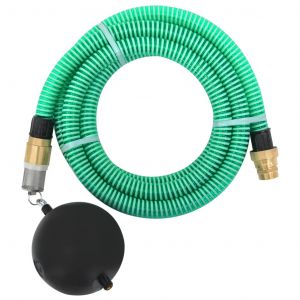 Image de VidaXL Tuyau d'aspiration avec raccords en laiton 3 m 25 mm Vert Vert