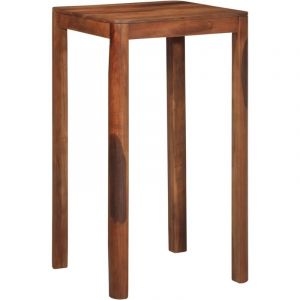 VidaXL Table de bar 60 x 60 x 107 cm bois massif d'acacia