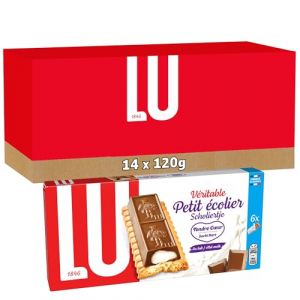 Lu Petit Ecolier Tendre Coeur au Lait 120g - Lot de 12