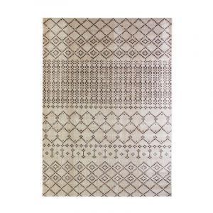 Thedecofactory Mon Beau Tapis BROCANTE - Tapis pour intérieur-extérieur motif berbère sable 160x230