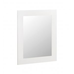 Image de Décoration d'Autrefois Miroir Bois Blanc 90x4x110cm