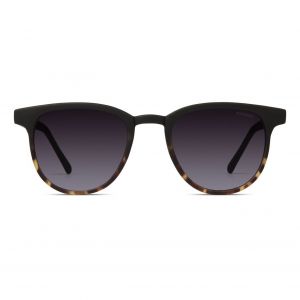 Komono Francis Lunettes de Soleil Homme, Noir (Matte Black/Marron Tortoise), 50