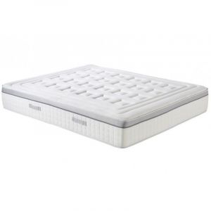 Usinestreet Matelas Spring en Mousse à Mémoire de Forme Memorytex 160x200 + Mousse Ergolattex + Ressorts ensac s 30cm d'Épaisseur Blanc