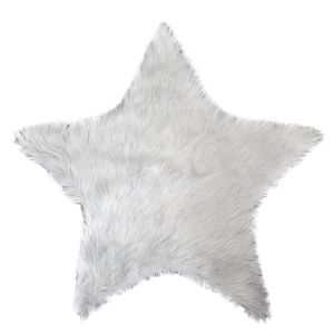 Féérie Lights & Christmas Tapis de Noël design fourrure Fantasy Diam 90 cm Blanc Fantasy