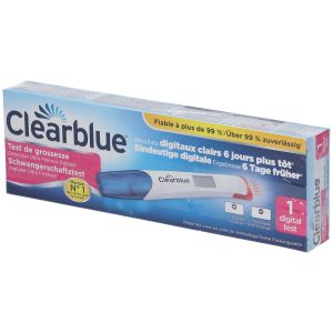 Clearblue Test de Grossesse D&eacute;tection Pr&eacute;coce | 1 pi&egrave;ce