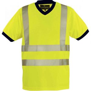 Coverguard T-Shirt manches courtes haute visibilité Jaune Taille XXL