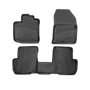 Omac Tapis de Sol pour Dacia Lodgy 2012-2023 Caoutchouc TPE Noir