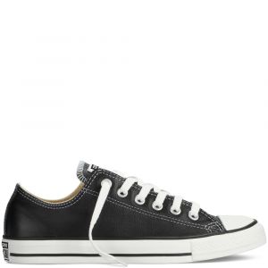 Converse Chuck Taylor All Star Core Lea Ox, Baskets mode mixte adulte, Nero (Black), 38