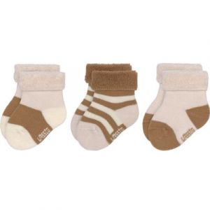 Image de L&auml;ssig Lot de 3 paires de chaussettes rose poudr&eacute;/caramel (0-4 mois)
