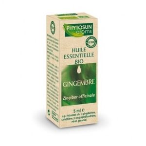 Phytosun aroms Huiles essentielles Gingembre Bio 5 ml