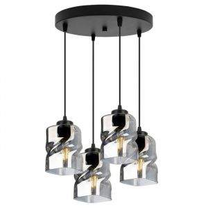 Lustre Suspendu Moderne En Verre