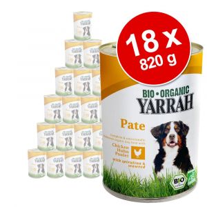 Yarrah Bouchées au boeuf pour chien boîte 820 g