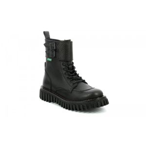 Kickers Bottillons Cuir Akropol Noir