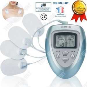 &Eacute;lectrostimulateur Tens Anti Douleur Et &Eacute;lectrostimulation Musculaire Antidouleur Abdos Fessier Massage Visage M&eacute;dical Vibration