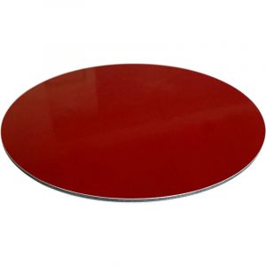 Panneau Composite Aluminium Couleur 3 mm Rond-- Bordeaux - Diamètre 150 mm
