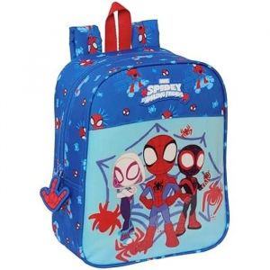 Safta Sac à dos enfant - SPIDEY - Licence Spiderman - Bleu - 22x10x27 cm