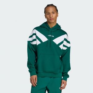Adidas Originals Sweat à Capuche Archive Cut Line - Vert/Blanc, pointure Large - ['Vert'] - Taille Large