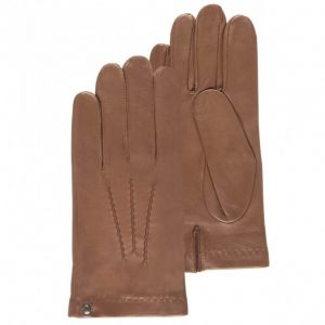 Image de Isotoner Gants en cuir Marron - Couleur Marron - Taille 10