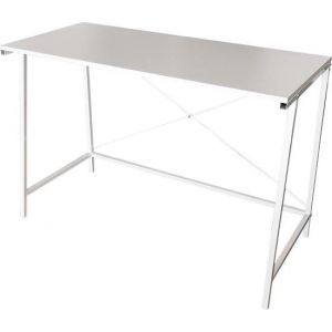 Desk Sturdy - laptop table - computer table - industrial - white