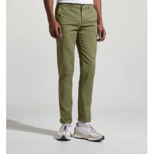 Image de Tommy Hilfiger Pantalon chino slim Bleecker 1985 coton pima biologique Vert - Couleur Vert - Taille S