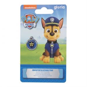 Plaque d identification pour collier The Paw Patrol Chase Taille S