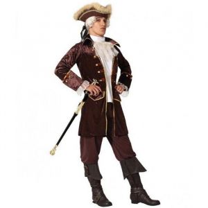 Atosa Déguisement Capitaine Pirate Elégant Homme