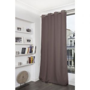 Moondream Homemaison - Rideau Grande hauteur Phonique Thermique et Occultant ' ' Gris souris 140x350 cm