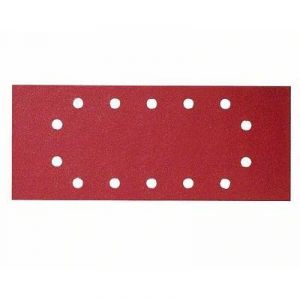 Image de Bosch 2608605342 - Set de feuilles abrasives Expert for Wood 14 trous 10 pièces 115 x 280 mm 60