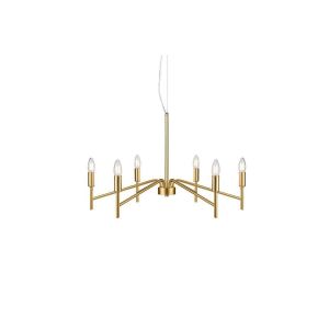 Boutica-design Chandelier Monarch 6x18W E14 Or Or