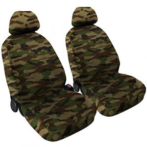 Image de Lupex Shop Ketty_MCL Housses de siège Avant en Tissu de Coton - Camouflage