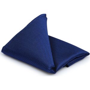 Suitable Pochette de Costume Soie Royal Bleu Bleu foncé