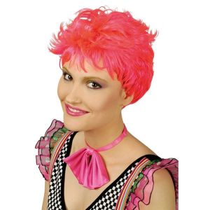 Ruedelafete Perruque Kai & Kim, Rose vif