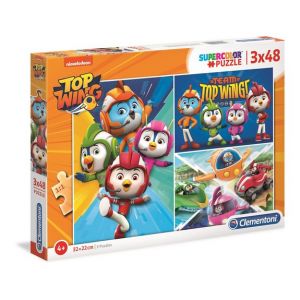 Clementoni Puzzles SuperColor 3x48 pi&egrave;ces - Top Wing