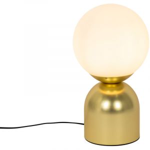 Qazqa Pallontrend - Lampe de table - 1 lumière - ø 20 cm - Doré - Design - éclairage intérieur - Salon i Chambre i Cuisine i Salle à manger - Doré