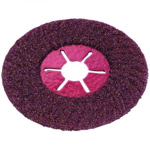 Tivoly Disque Semi-Rigide • Ø125mm • Grain Corindon : 36 • Pour Ponçage sur Béton • Pour Ponçage sur Pierres Diverses