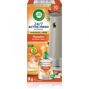 Air Wick Active Fresh Pumpkin & Winter Spice ambientador autom&aacute;tico con recambio 228 ml