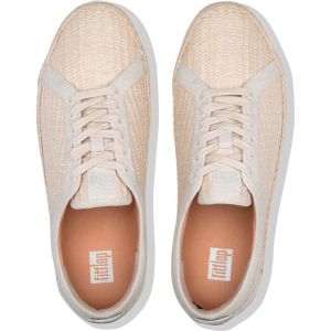 FitFlop Chaussures RALLY BASKET WEAVE SNEAKERS - Couleur 36,37,38,39,41,42 - Taille Beige