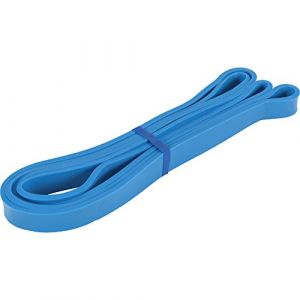 Image de Gorilla Sports Bande de résistance élastique pour renforcer vos muscles - 2080 x 4,5 x 19mm - bleu 10-60LBS