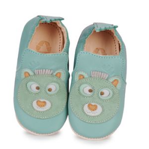 Easy Peasy Ballerines enfant MY BLUBLU OURS - Couleur 22 / 23,18 / 19 - Taille Bleu