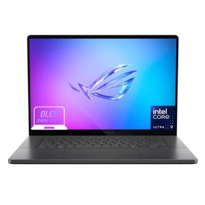 Asus ROG Zephyrus G16 ZEPHYRUS-G16-GU605CW-DRF1 Gris Intel Core Ultra 9 64G 1TB MVMe M.2 PCIe 4.0 SSD Nvidia GeForce RTX 5080 Ecran avec technologie OLED