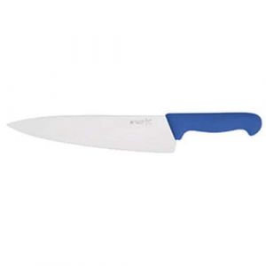 Image de Matfer Giesser depuis 1776 - fabriqu&eacute; en Allemagne - Couteau de chef bleu, Basic Blue, lame 26 cm, antid&eacute;rapant, couteau de cuisine tranchant, lavable au lave-vaisselle, inoxydable