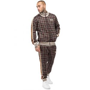 Lonsdale Hedley Survêtement, Marron/écru/Orange, XXXL Homme