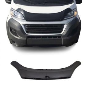 Omac Deflecteurs dair capot de voiture pour Fiat Ducato 2014-2025 Acrylique Noir